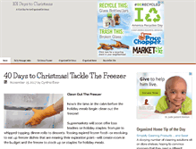 Tablet Screenshot of 101daystochristmas.com